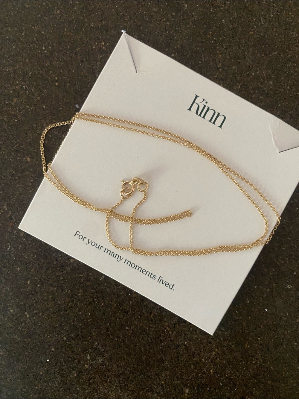 Kinn micro Rolo and box chain necklace stack NIB - Picture 8 of 9